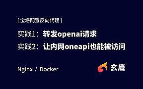 宝塔,配置Nginx反向代理教程,附实战:转发openai请求+代理docker部署的oneapi